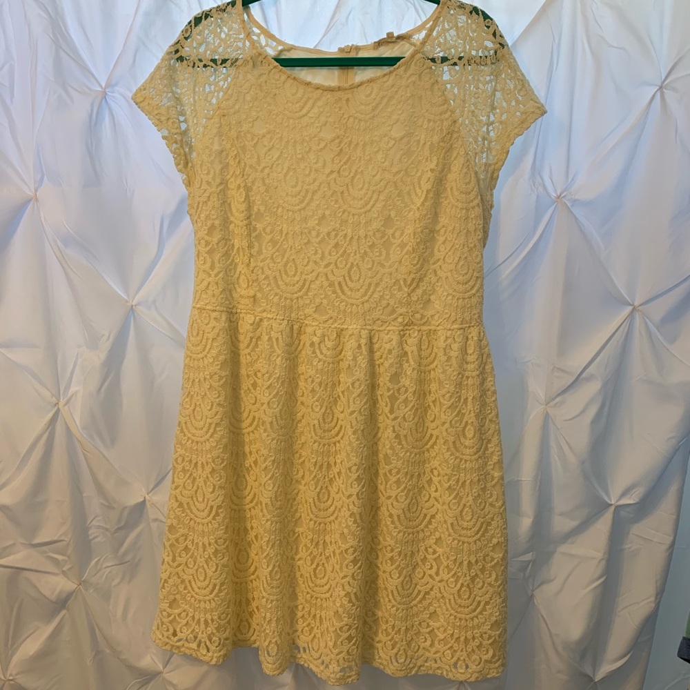 Off-White lace dress